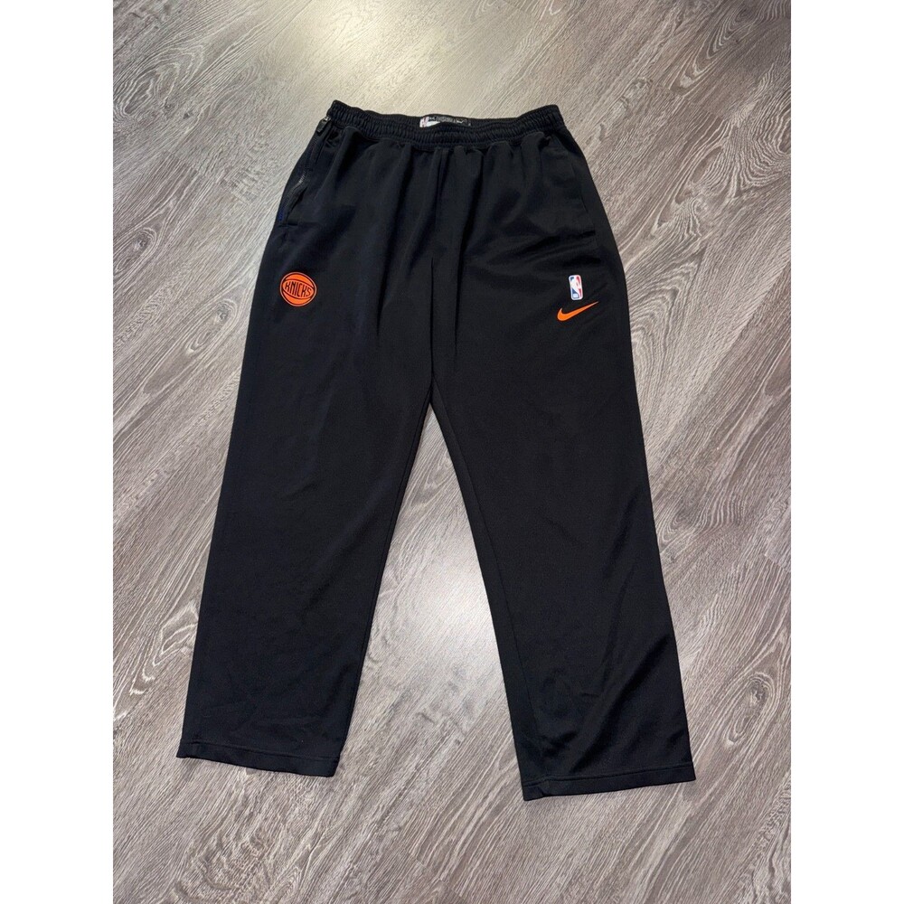 Men 2XL-T Nike NBA New York Knicks Team Issued PE On-Court Spotlight Sweatpants